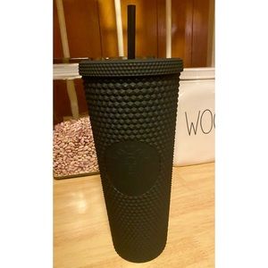 Matte Black Studded Starbucks
